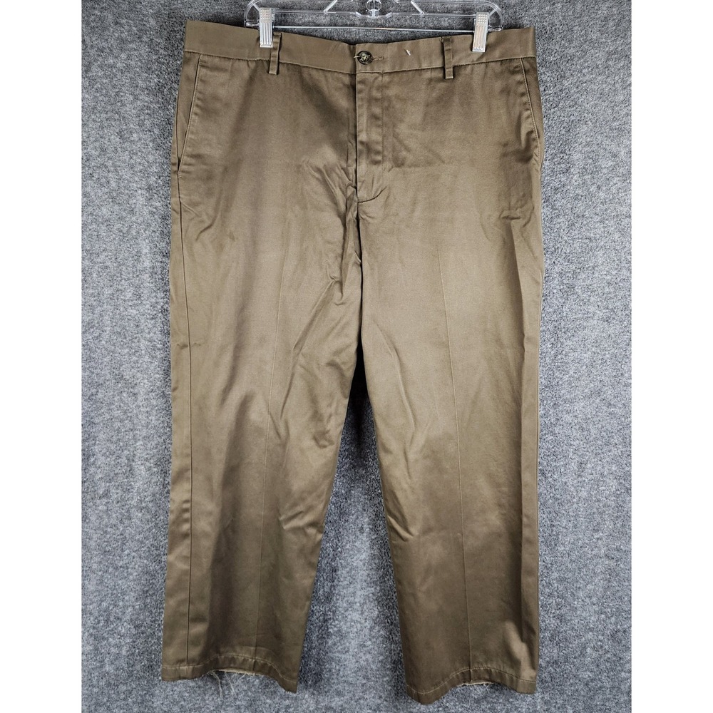 Dockers Pants Mens 38x29 Signature Khaki D2 Straight Fit Brown Chino GOOD